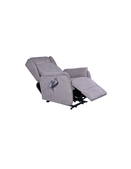 FAUTEUIL RELEVEUR CAGLIARI 2 MOTEURS (à oreilles) TAUPE