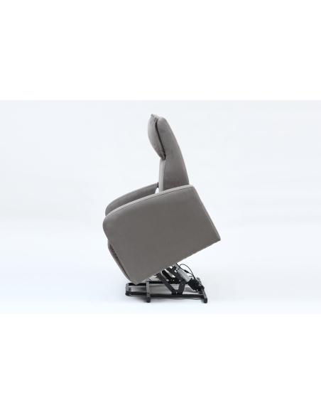 FAUTEUIL RELEVEUR DUBLIN 2 MOTEURS GRIS ELEPHANT