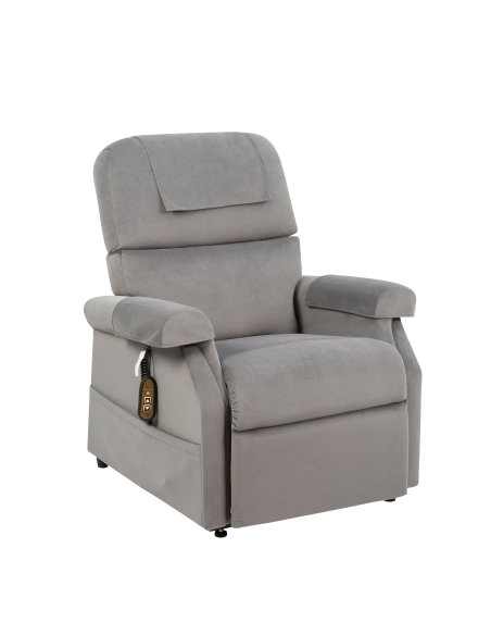 FAUTEUIL RELEVEUR CONFORT PREMIUM 1 MOTEUR GRIS CENDRE