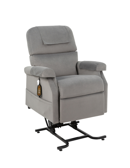 FAUTEUIL RELEVEUR CONFORT PREMIUM 1 MOTEUR GRIS CENDRE