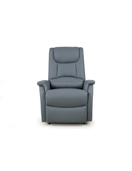FAUTEUIL RELEVEUR EMERAUDE 2 MOTEURS VINYLE SILIGRIS