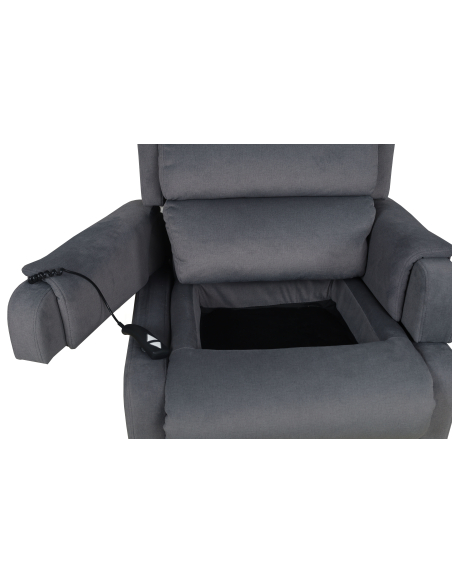 FAUTEUIL RELEVEUR CANBERRA - INSERT 2 MOTEURS ANTHRACITE