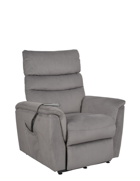 FAUTEUIL RELEVEUR MUNICH 2 MOTEURS GRIS