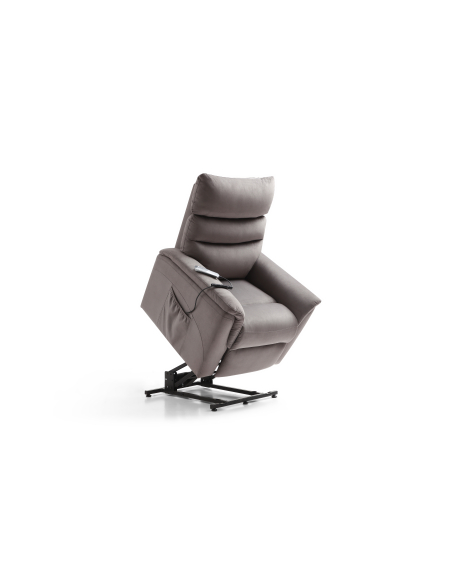 FAUTEUIL RELEVEUR MUNICH 2 MOTEURS GRIS