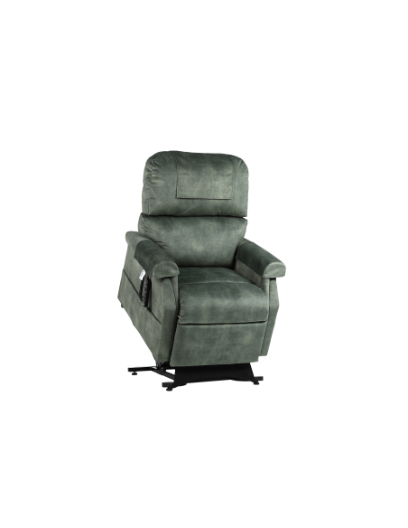 FAUTEUIL RELEVEUR CONFORT PREMIUM 2 MOTEURS VERT FORET (TC 6 BOUTONS)