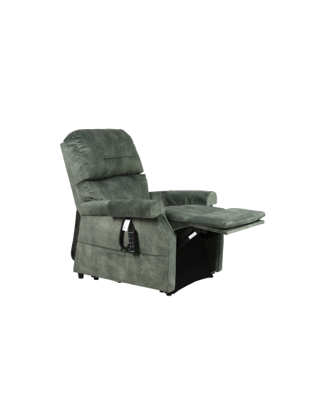 FAUTEUIL RELEVEUR CONFORT PREMIUM 2 MOTEURS VERT FORET (TC 6 BOUTONS)