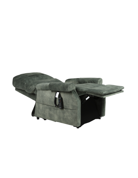 FAUTEUIL RELEVEUR CONFORT PREMIUM 2 MOTEURS VERT FORET (TC 6 BOUTONS)