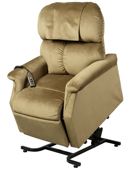 FAUTEUIL RELEVEUR CONFORT PLUS MINI 1 MOTEUR COGNAC
