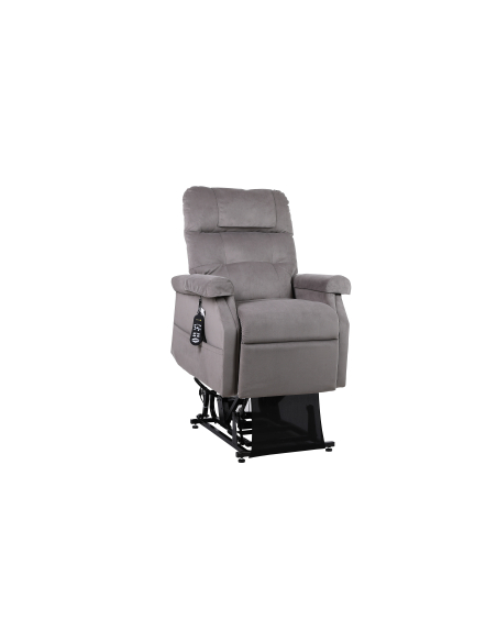 FAUTEUIL RELEVEUR CONFORT CLASSIC 2 MOTEURS GRIS CENDRE