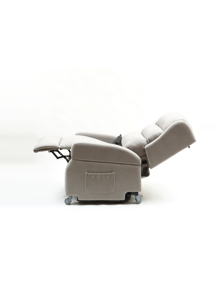 FAUTEUIL RELEVEUR WELLINGTON 1 MOTEUR+FONCTION LIFT GRIS CLAIR