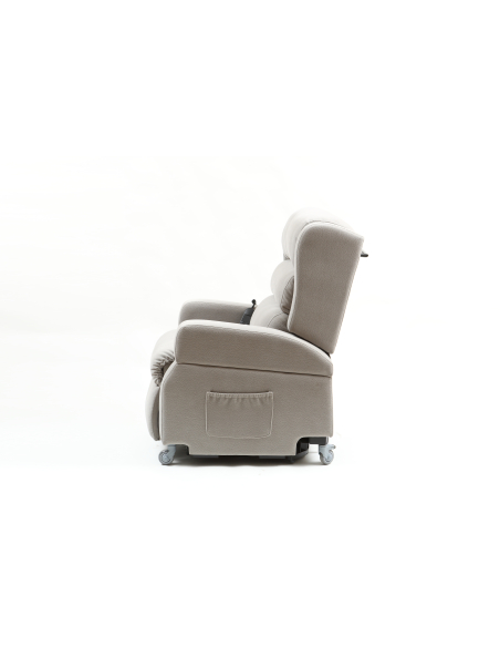 FAUTEUIL RELEVEUR WELLINGTON 1 MOTEUR+FONCTION LIFT GRIS CLAIR