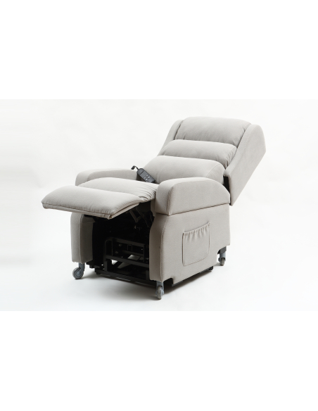FAUTEUIL RELEVEUR WELLINGTON 1 MOTEUR+FONCTION LIFT GRIS CLAIR