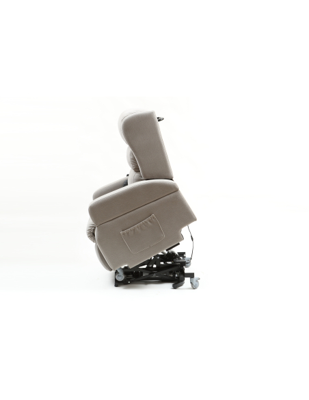 FAUTEUIL RELEVEUR WELLINGTON 1 MOTEUR+FONCTION LIFT GRIS CLAIR