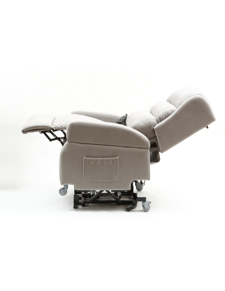 FAUTEUIL RELEVEUR WELLINGTON 1 MOTEUR+FONCTION LIFT GRIS CLAIR