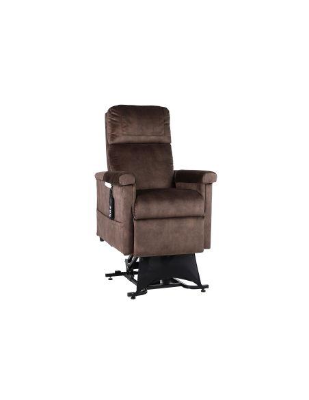 FAUTEUIL RELEVEUR CONFORT MODERNE 2 MOTEURS CHOCOLAT