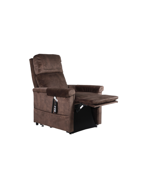 FAUTEUIL RELEVEUR CONFORT MODERNE 2 MOTEURS CHOCOLAT