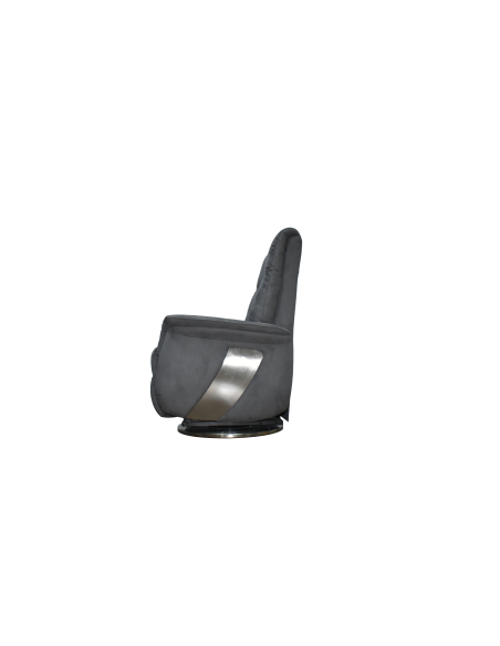FAUTEUIL RELEVEUR PIVOTANT TAÏGA 2 MOTEURS GRIS CENDRE