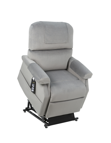 FAUTEUIL RELEVEUR CONFORT PREMIUM ZEN MAXICONFORT (2+1)MOTEURS GRIS CENDRE