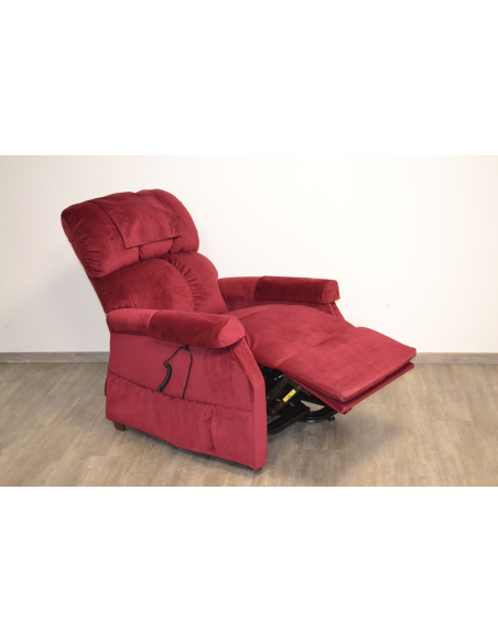FAUTEUIL RELEVEUR CONFORT PLUS 2 MOTEURS MERLOT