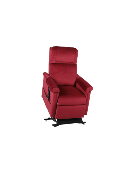 FAUTEUIL RELEVEUR MODERNE 2 MOTEURS CHAUFFANT (INFRA ROUGE) GRENAT