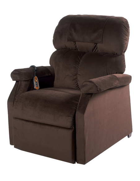 FAUTEUIL RELEVEUR CONFORT MINI FORTE TAILLE 1 MOTEUR MARRON