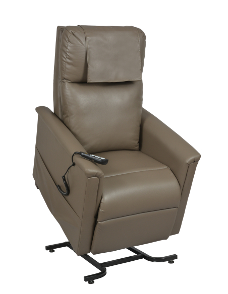 FAUTEUIL RELEVEUR CONFORT MODERNE 2 MOTEURS BRISA HAVANE