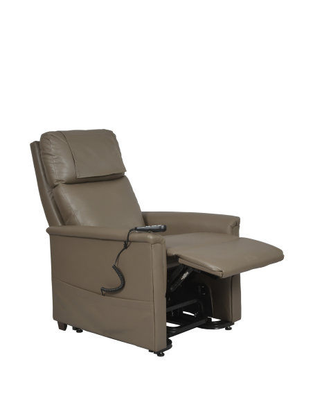 FAUTEUIL RELEVEUR CONFORT MODERNE 2 MOTEURS BRISA HAVANE