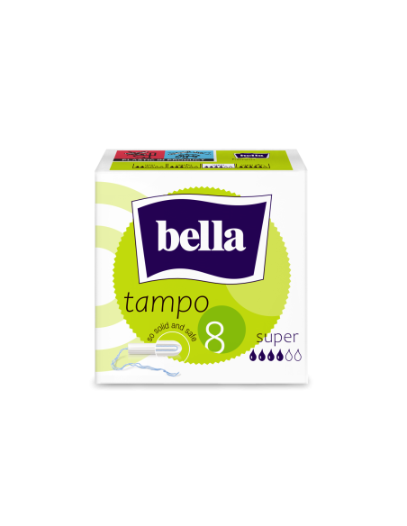 Tampons hygiéniques Bella tampo super a'8