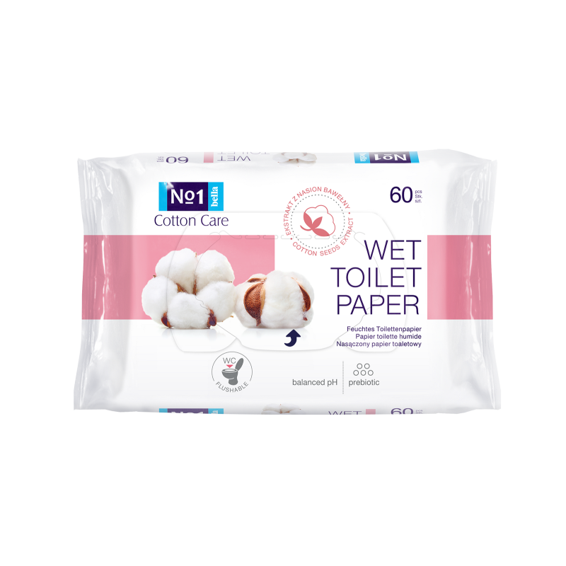 Bella Papier toilette humide coton...