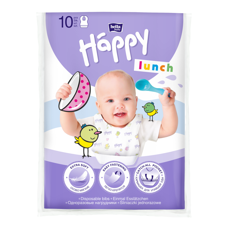 BBHAPPY Bavoirs jetables sachet A10